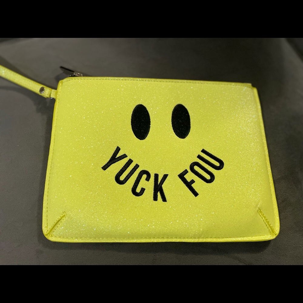 SknnyDip Yellow Glitter Bag